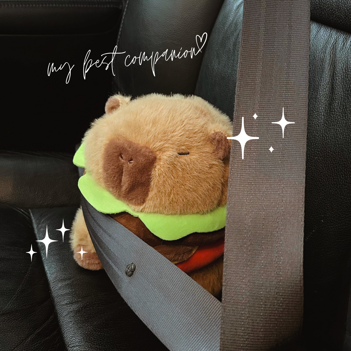 Hamburger Capybara Plush