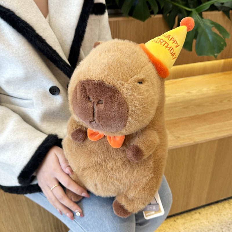 Hamburger Capybara Plush