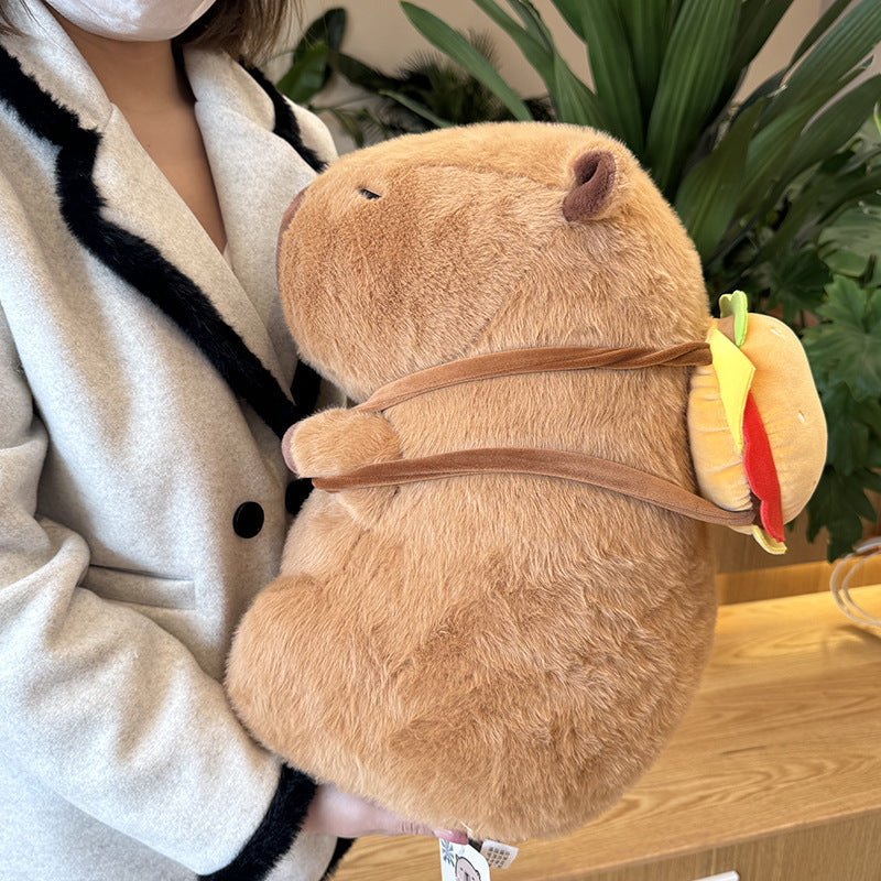 Hamburger Capybara Plush