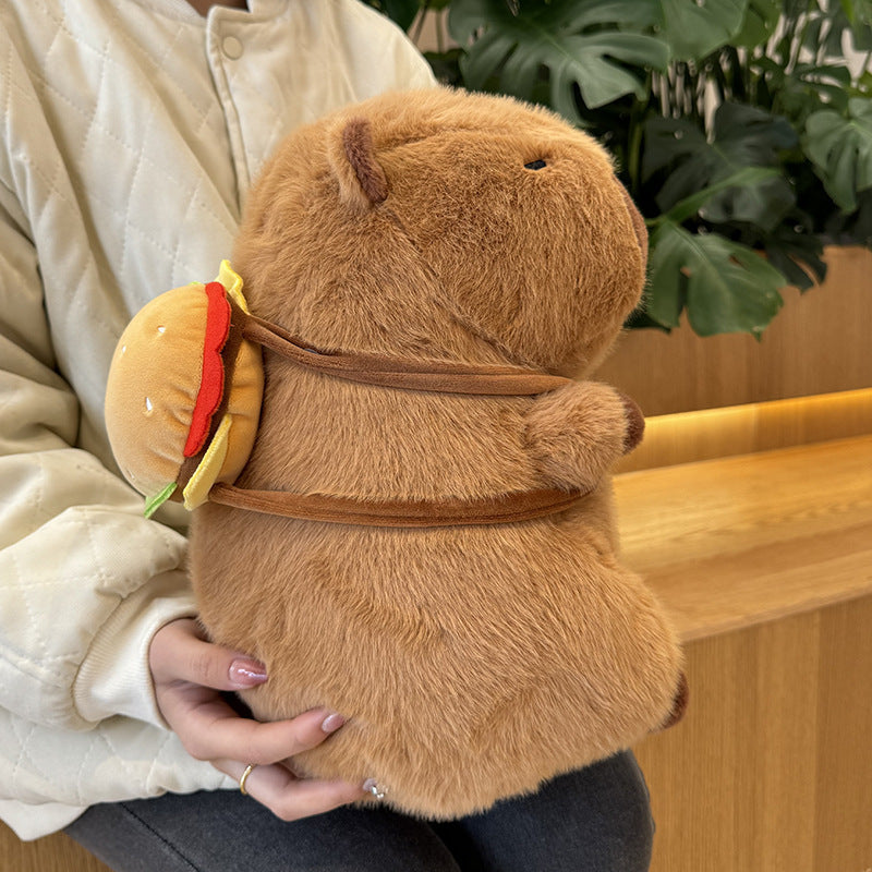 Hamburger Capybara Plush